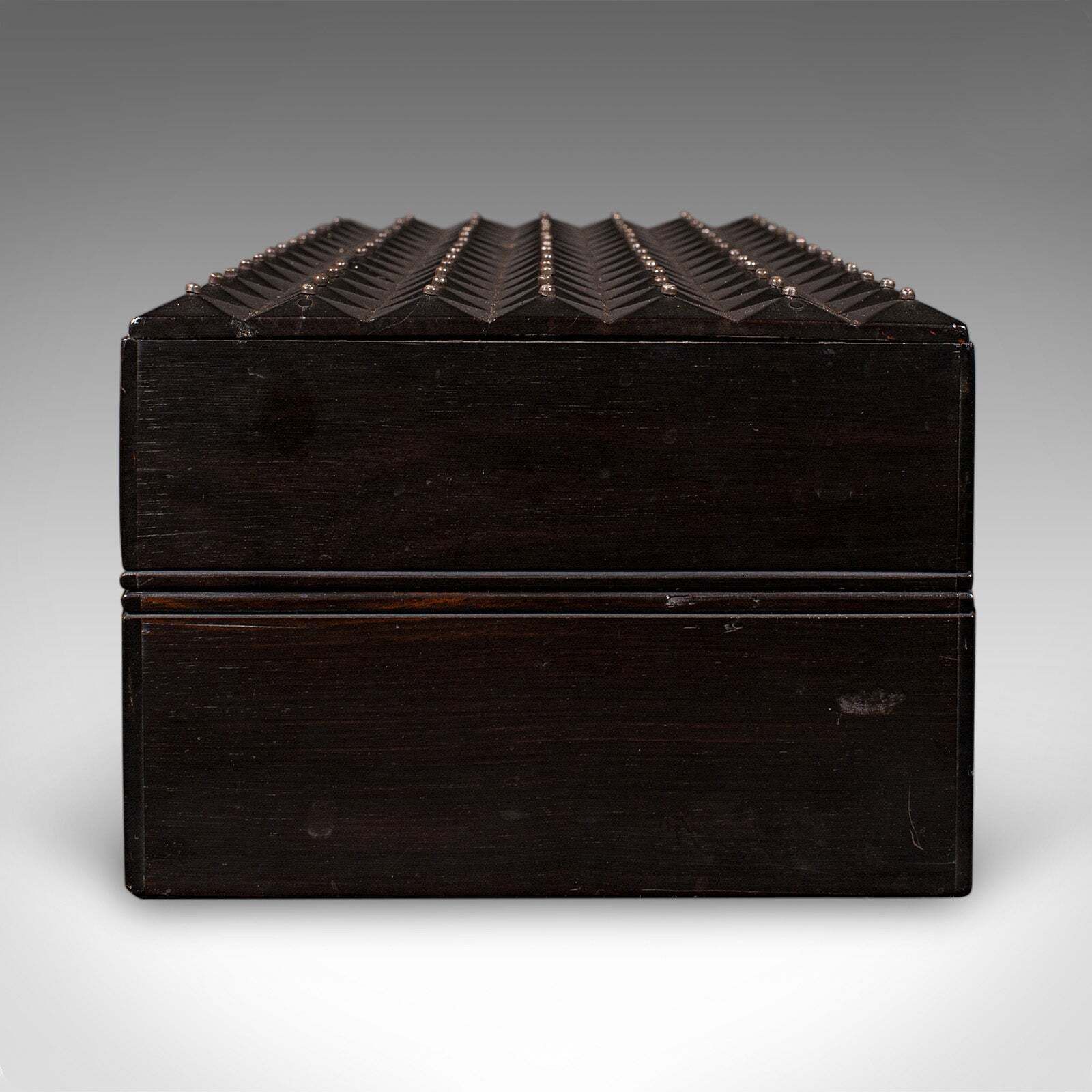 Antique Jewellery Box, English, Coromandel, Aesthetic Period, Victorian, C.1900 photo Home Decor