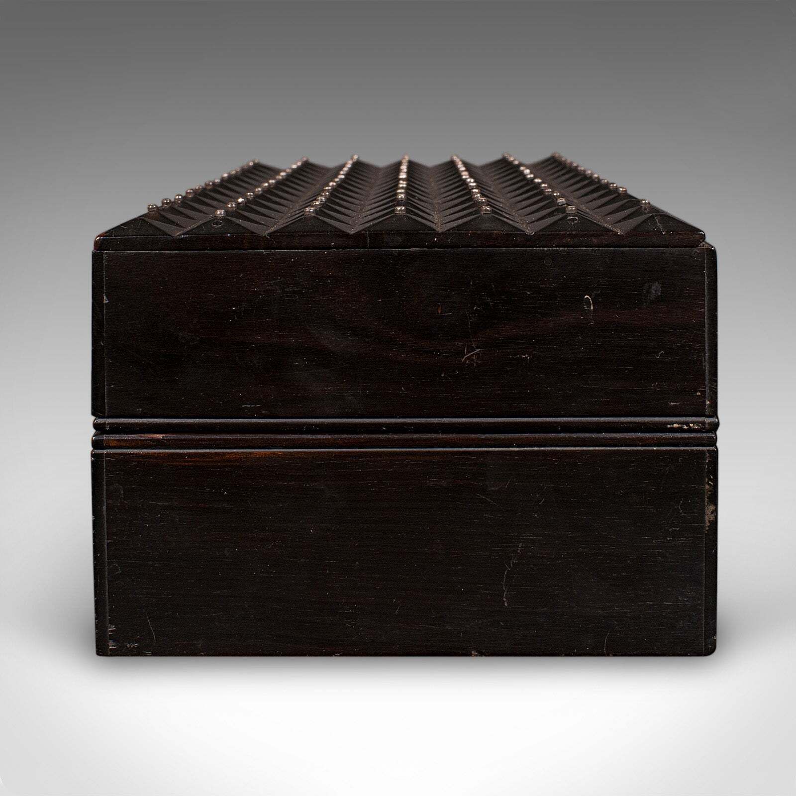 Antique Jewellery Box, English, Coromandel, Aesthetic Period, Victorian, C.1900 photo vinterior