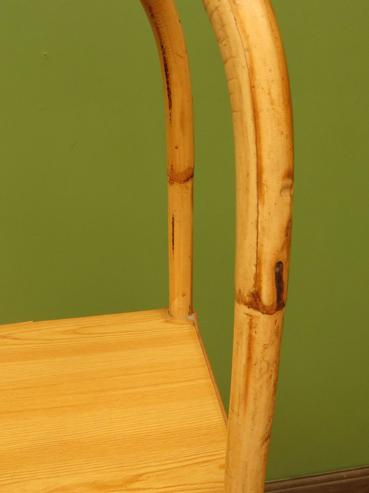 Furniture Boho Tiki Bamboo Stand photo
