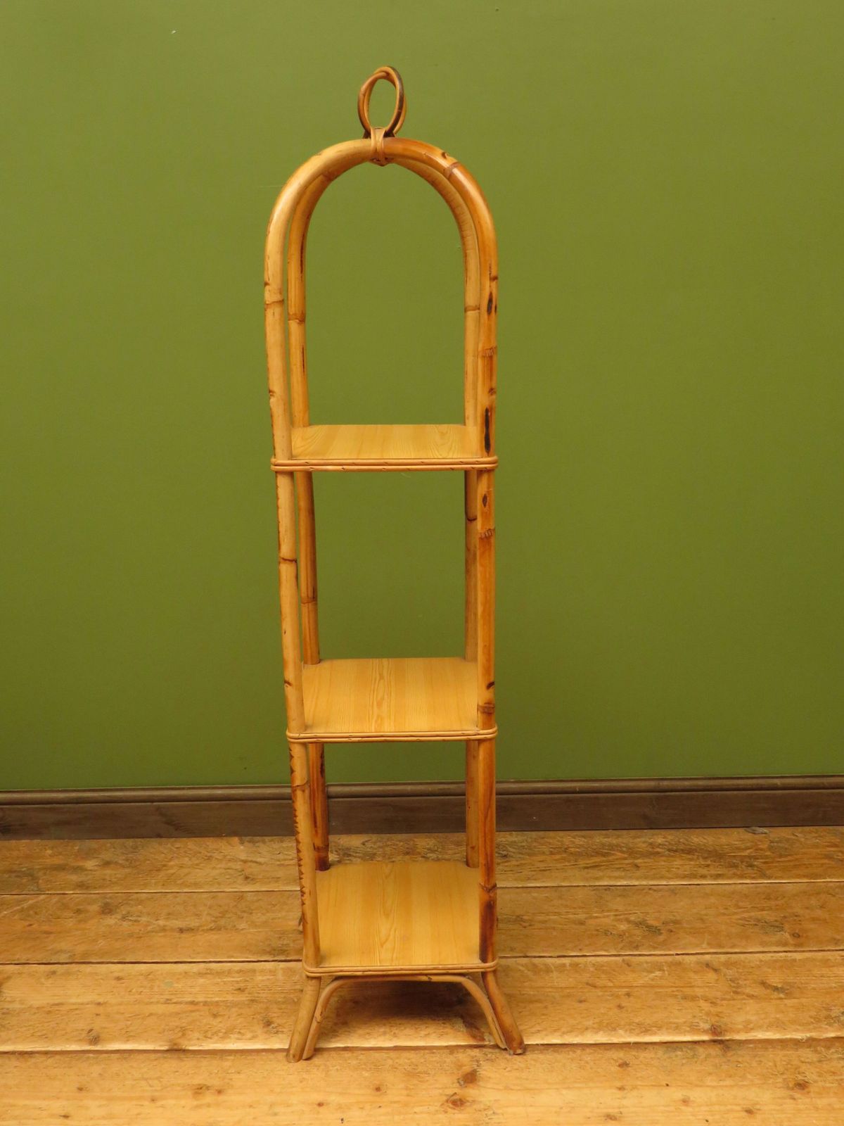 195.0 Boho Tiki Bamboo Stand photo