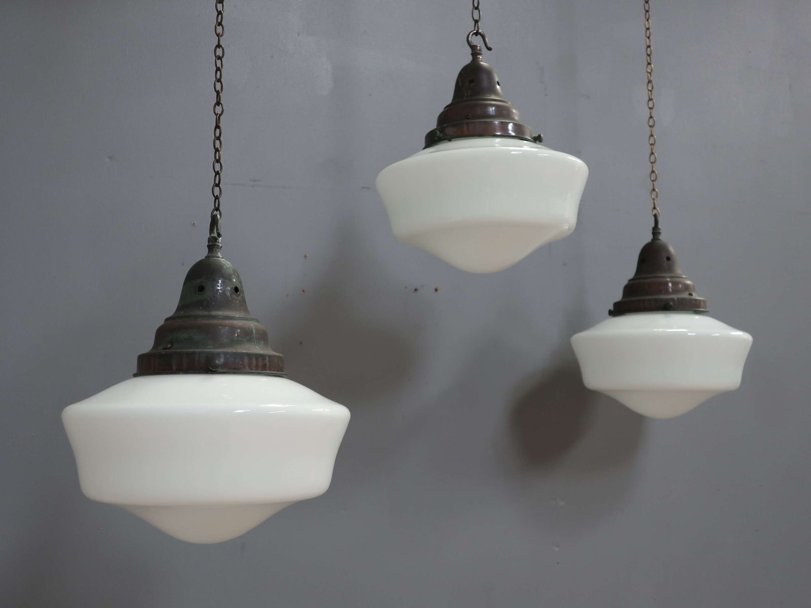 Opaline Chapel Lights; 1 Remaining photo vinterior