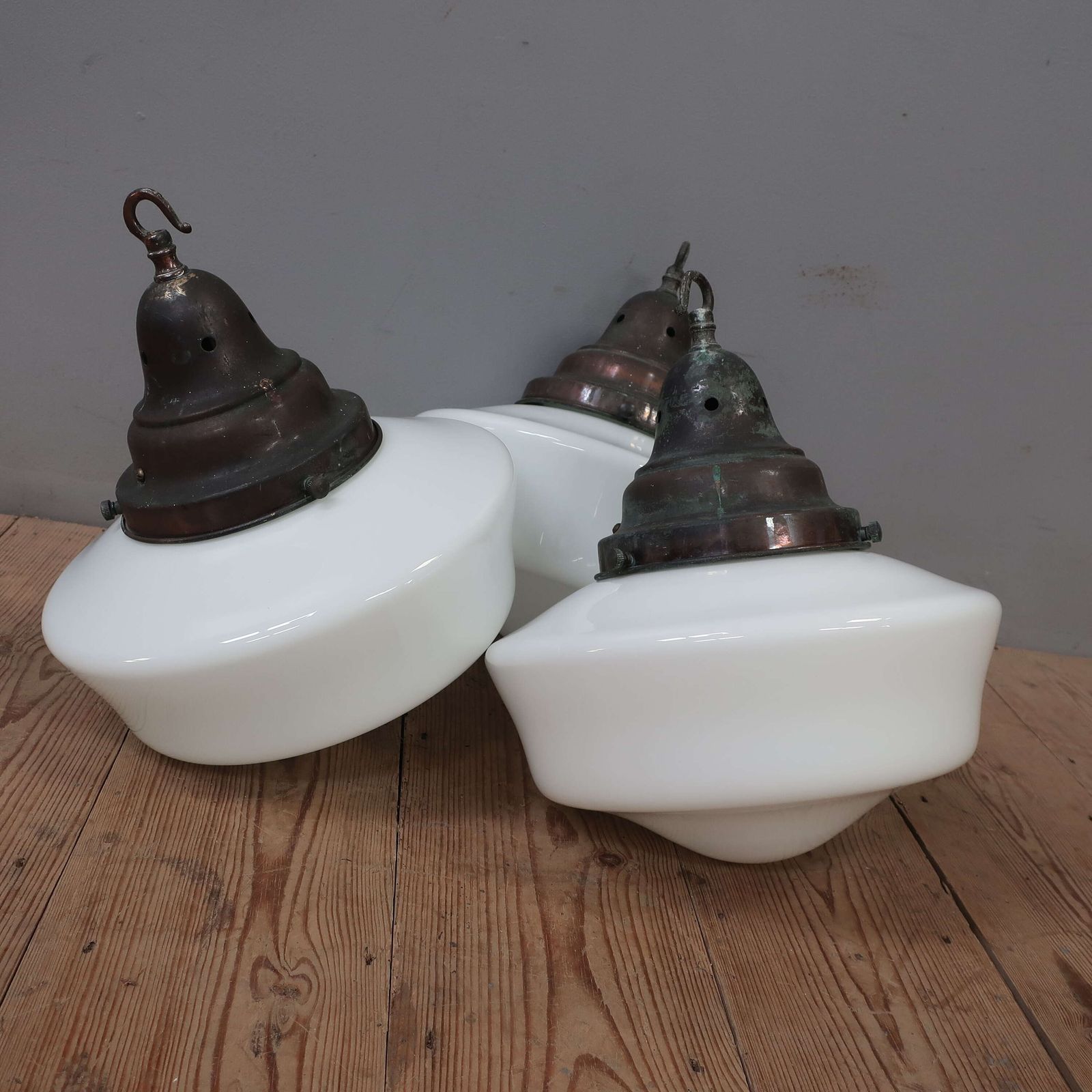 photo for sale Opaline Chapel Lights; 1 Remaining
