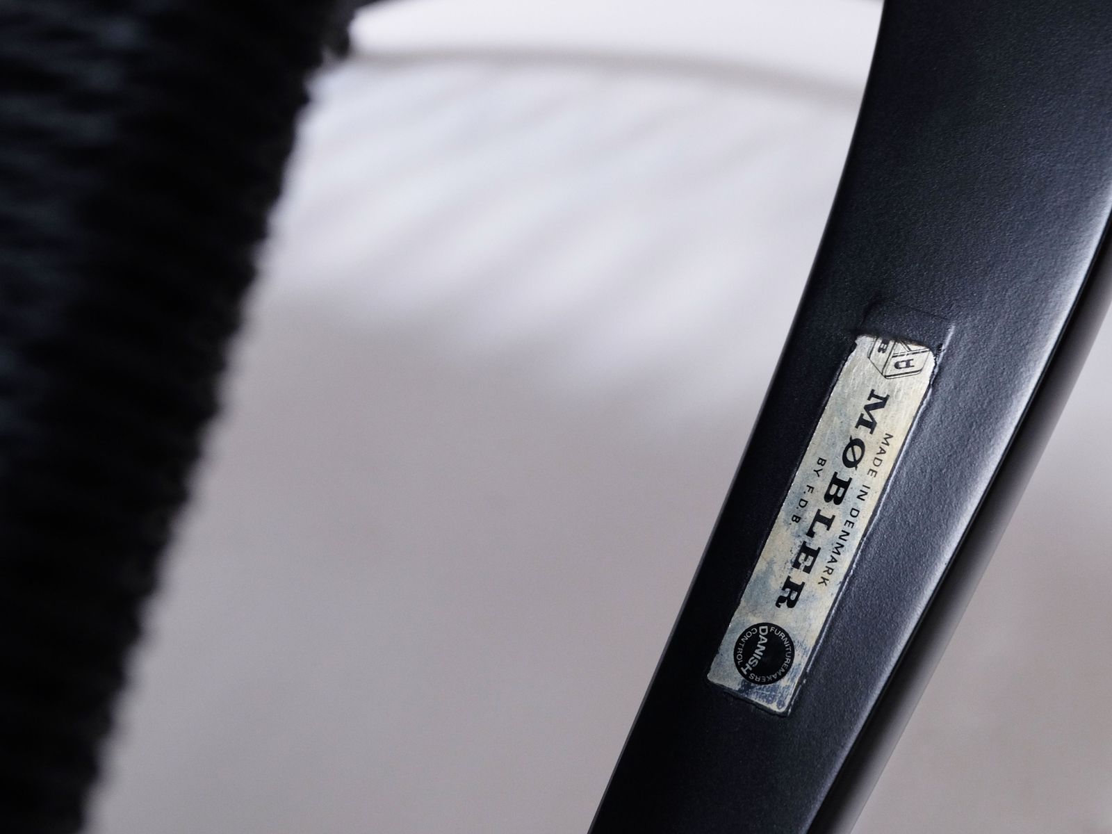 Furniture Mid Century Modern Hans Wegner "J16" Rocking Chair, Stamped 1966, Fully Restored photo
