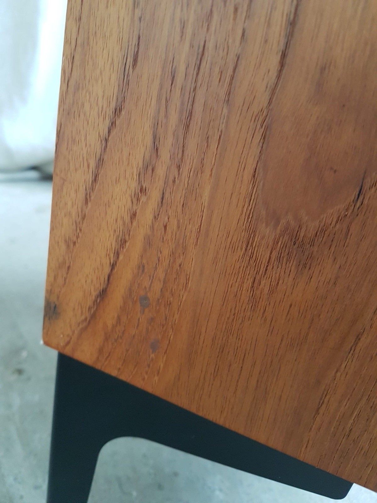 photo vintage Vtg Pair Of Danish Teak Mid Century Bedside Tables Nightstands Retro Scandi R896