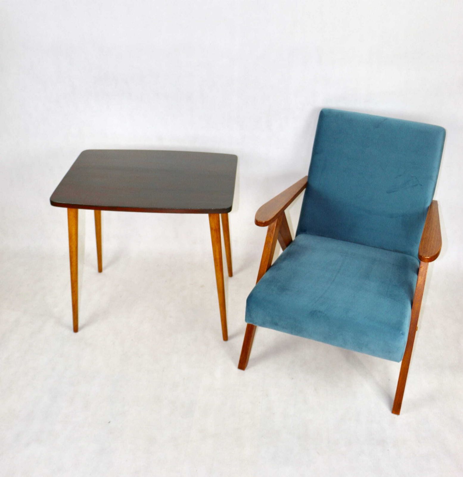 Armchair B 310 Var Sea Blue Velvet photo furniture