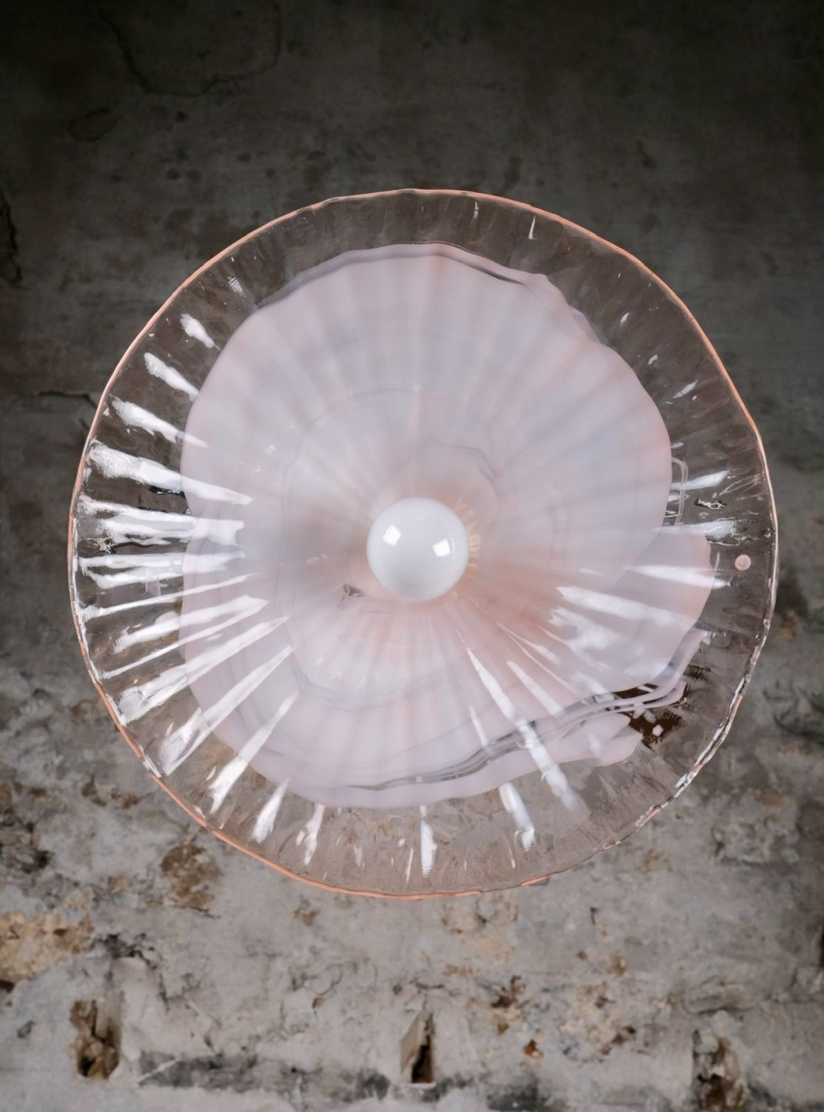 Murano Glass And Brass Pendant Light By La Murrina, Italy, 1970s photo vinterior