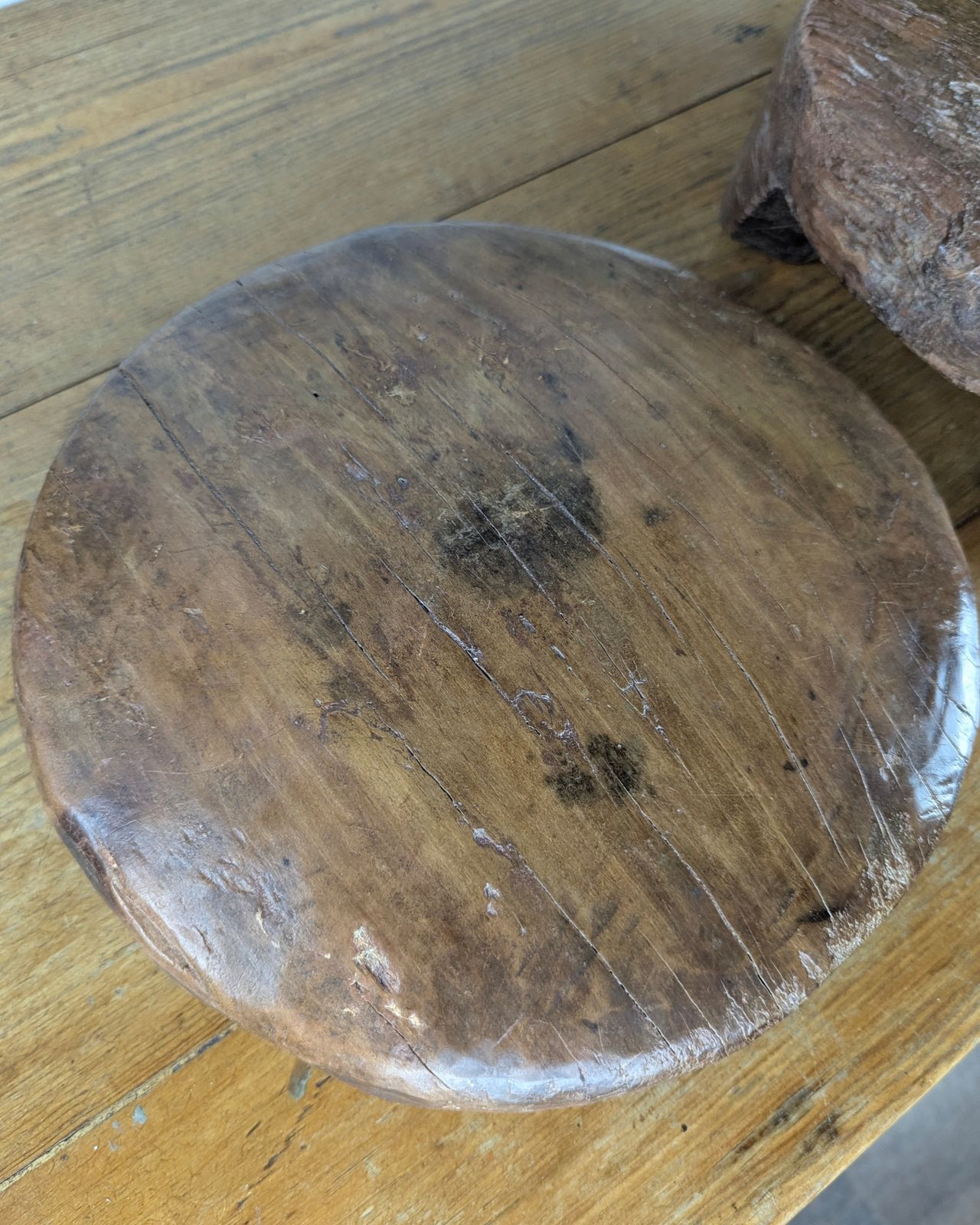 photo for sale Pair Of Antique Wooden Chapati Boards – Punjab, India