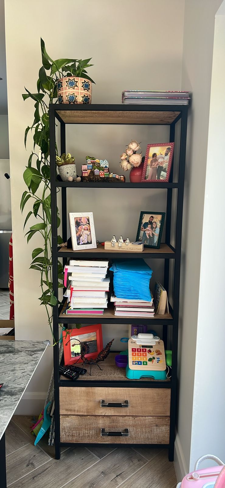 Teak Ladder Bookcase From Lombok photo Furniture