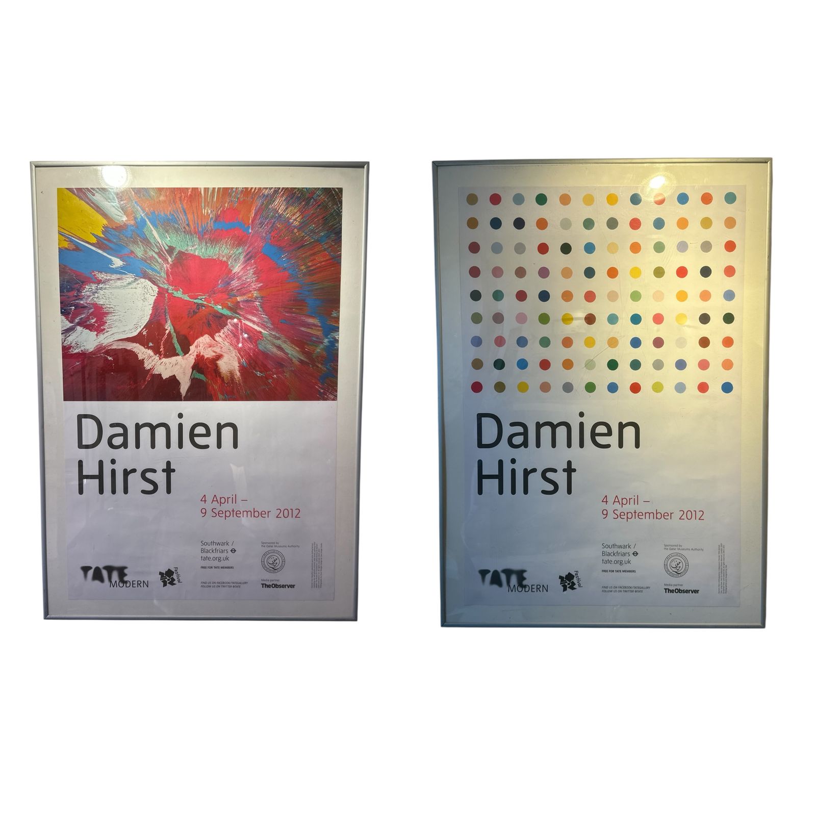 Original Damien Hirst Set Of Prints From The 2012 Olympic Collection