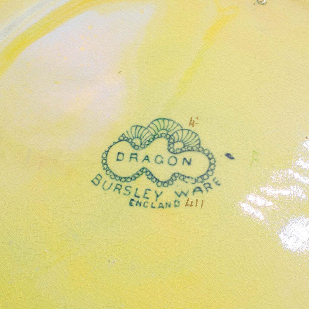 photo for sale Antique Serving Bowl, English, Ceramic, Fruit Dish, Oriental Taste, Circa 1920