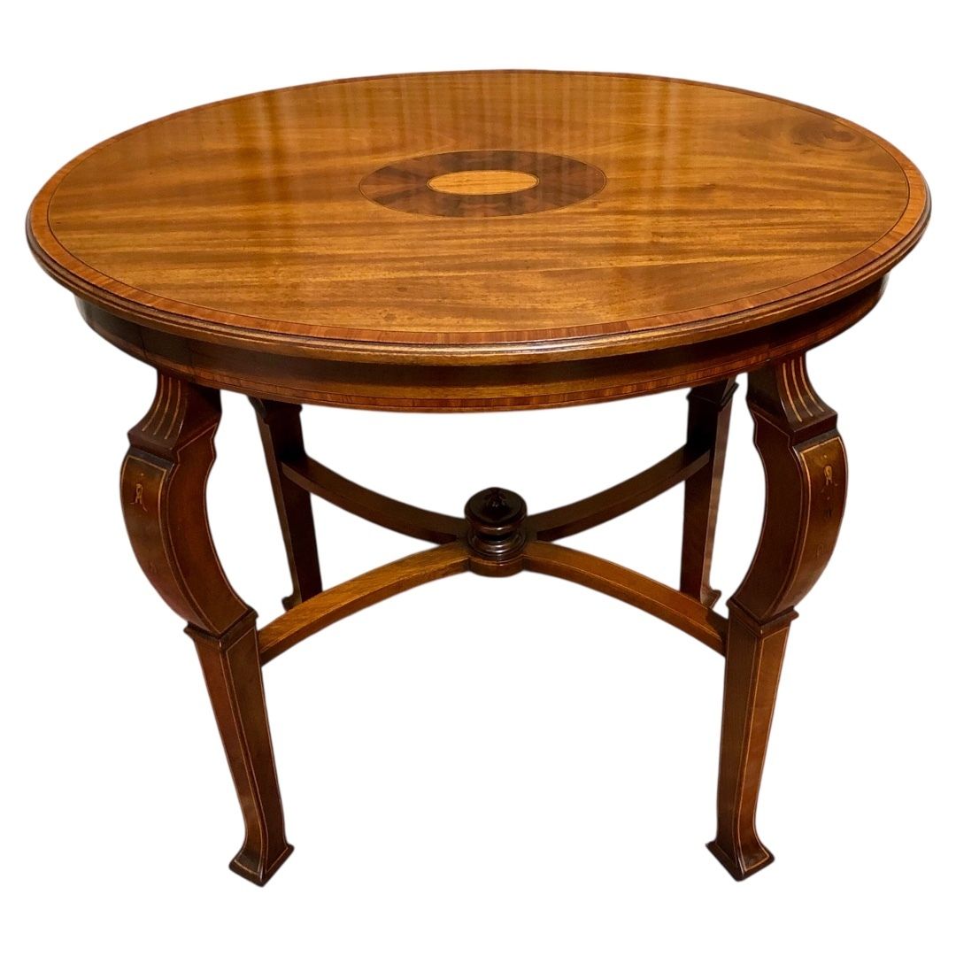 Handsome Edwardian Occasional Or Centre Table photo furniture