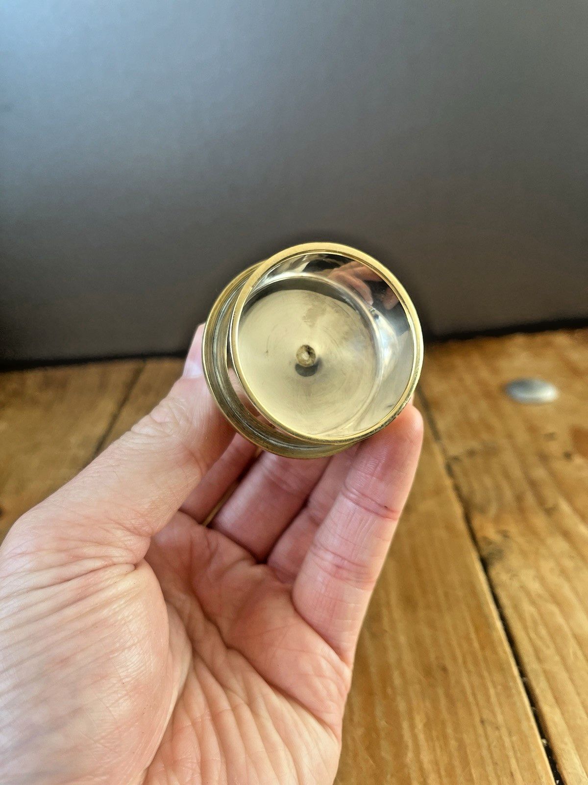 Antique Art Deco Pill Bottle Shape Cocktail Shaker Brass Plated Epns Bar Cabinet photo buy