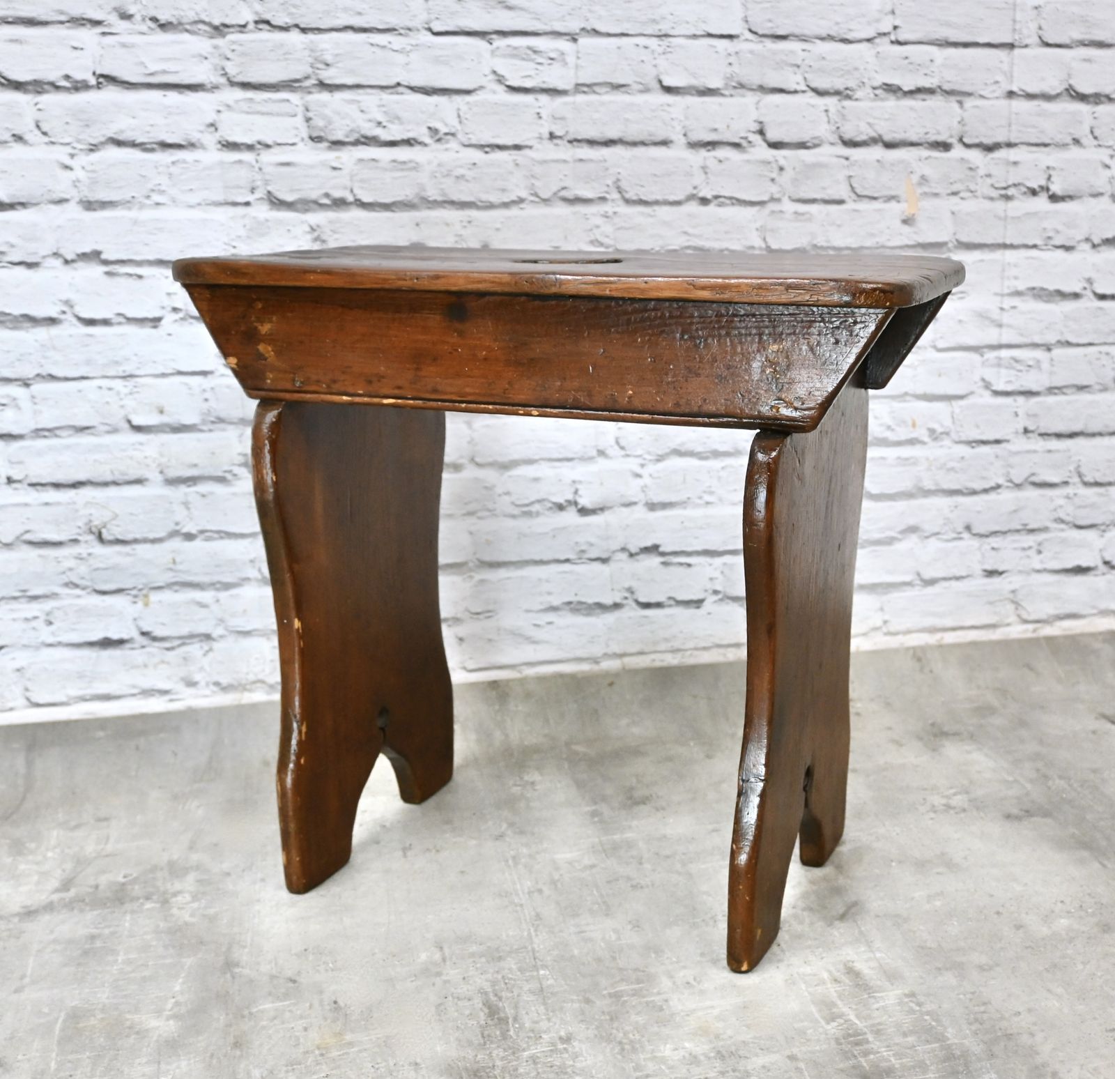 Antique Painted Pine Bench photo furniture