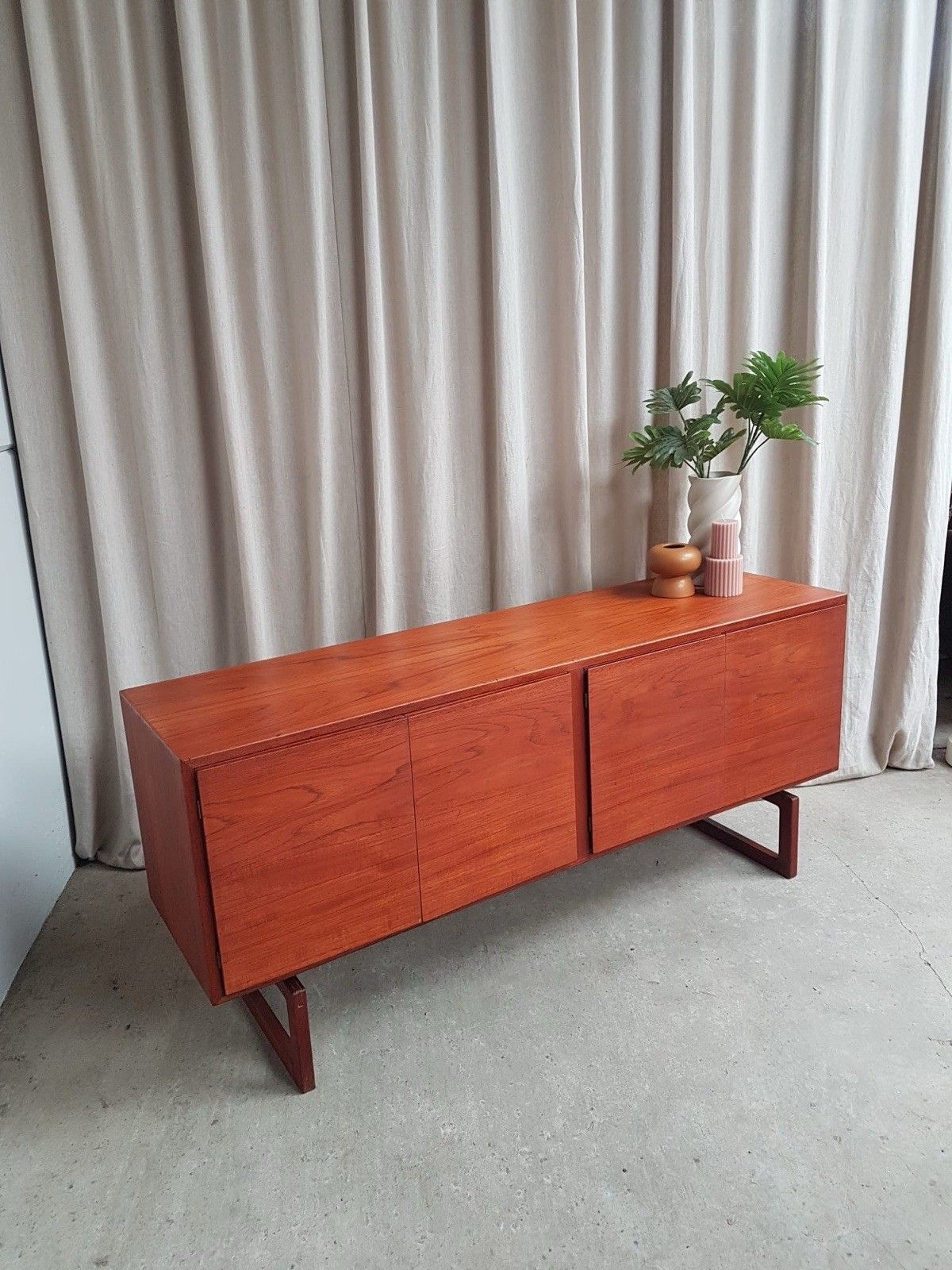 Vtg Mid Century Arne Hovmand Olsen Mogens Kold Danish Sideboard Retro R898 photo for sale