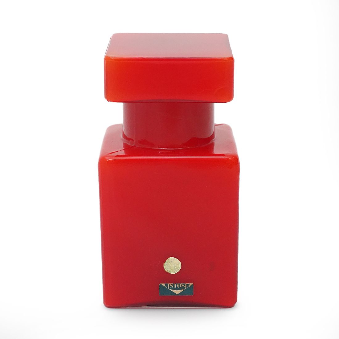 Red Glass Bottle By Luciano Vistosi For Vistosi, 1960s photo furniture