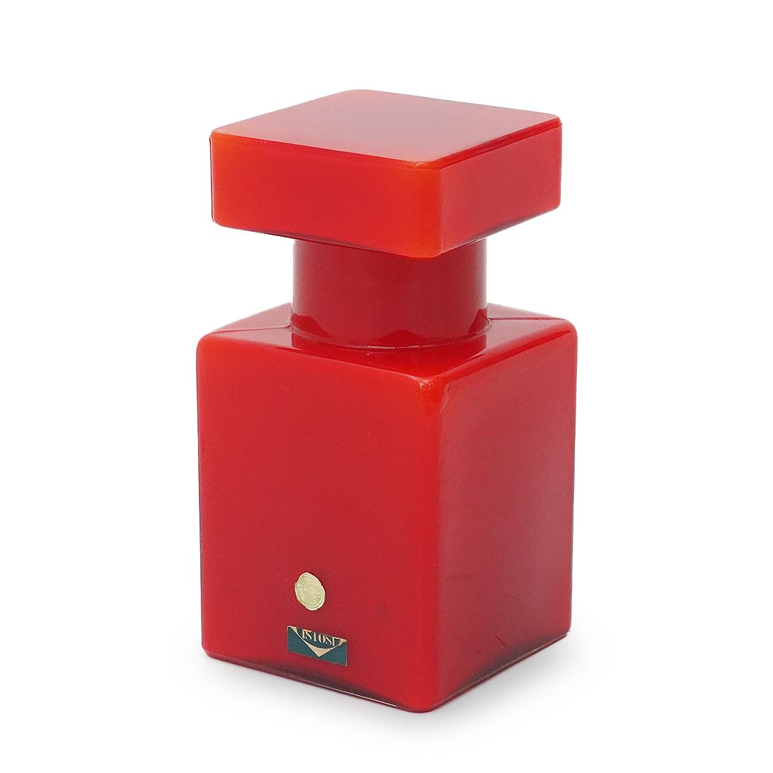 Red Glass Bottle By Luciano Vistosi For Vistosi, 1960s photo for sale