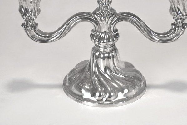 Home Decor Silver 830/1000 Candelabras, Germany, 1935, Set Of 2 photo