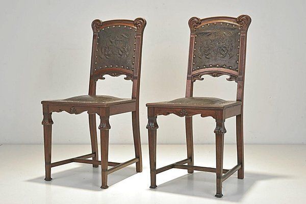 Art Nouveau Chairs, Germany, 1908, Set Of 2