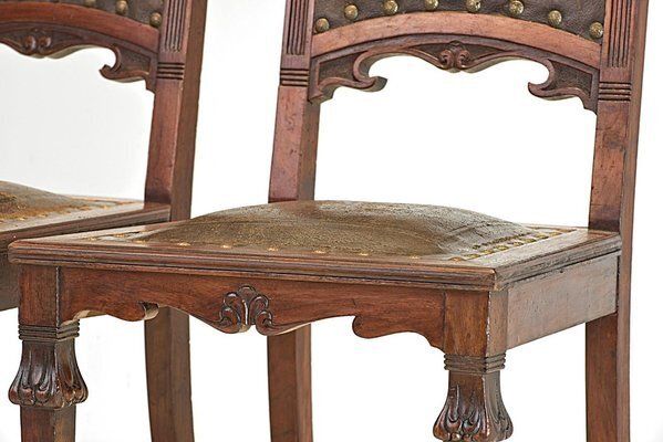 photo vintage Art Nouveau Chairs, Germany, 1908, Set Of 2