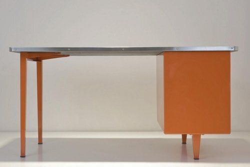 photo furniture Desk In Sheet Steel From Gispen, 1955
