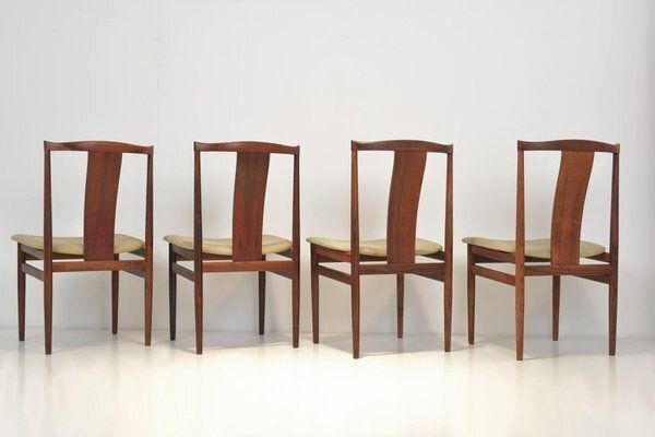 Rosewood Chairs By Henning Sorensen For Danex, Germany, 1960s photo for sale