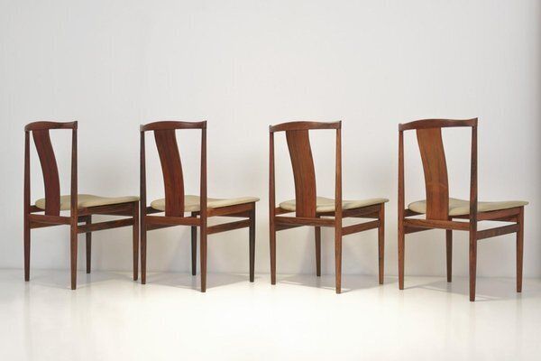 Rosewood Chairs By Henning Sorensen For Danex, Germany, 1960s photo Furniture