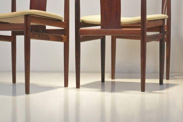 photo for sale Rosewood Chairs By Henning Sorensen For Danex, Germany, 1960s
