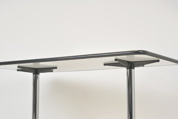 photo buy Worktable In Aluminium By Giancarlo Piretti For Mobilier International, France, 1970s