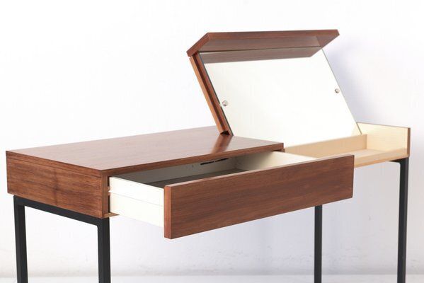 Dressing Table In Walnut From Wk Möbel, Germany, 1960s