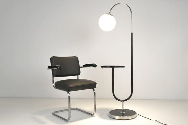 photo for sale Height Adjustable Floor Lamp By Josef Hurka For Napako, Czech Republic, 1935