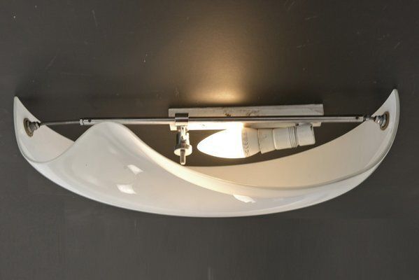 Italian Wall Lamps In Murano Glass From Vistosi, 1969, Set Of 2 photo Lighting