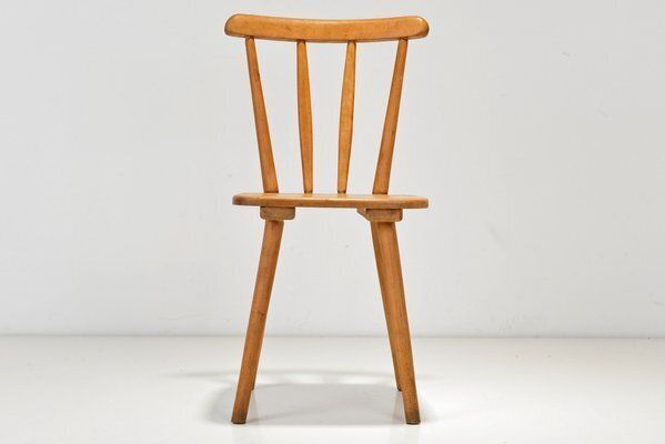 Rung Chair In Beech By Adolf Schneck For Thonet, 1942 photo furniture