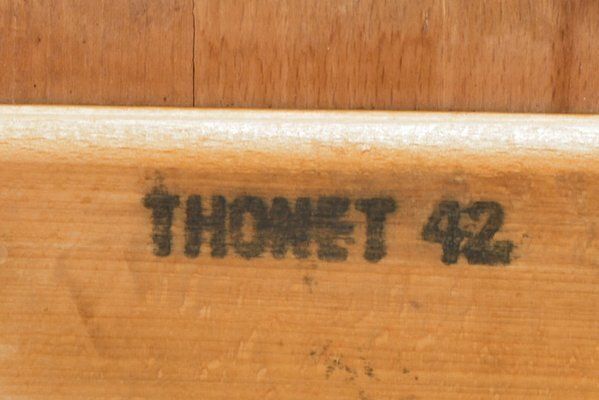 880.0 Rung Chair In Beech By Adolf Schneck For Thonet, 1942 photo
