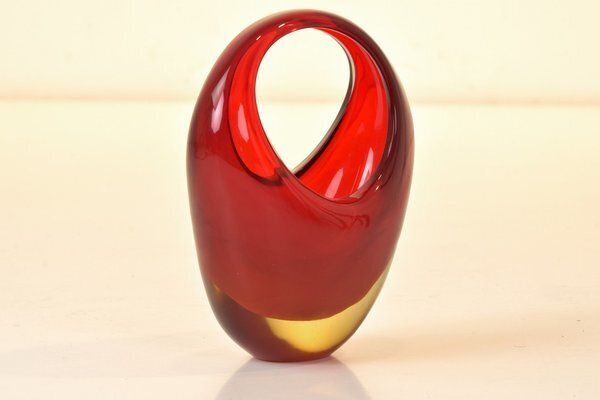 3790.0 Sommerso Vase In Murano By Flavio Poli For Seguso, 1958 photo