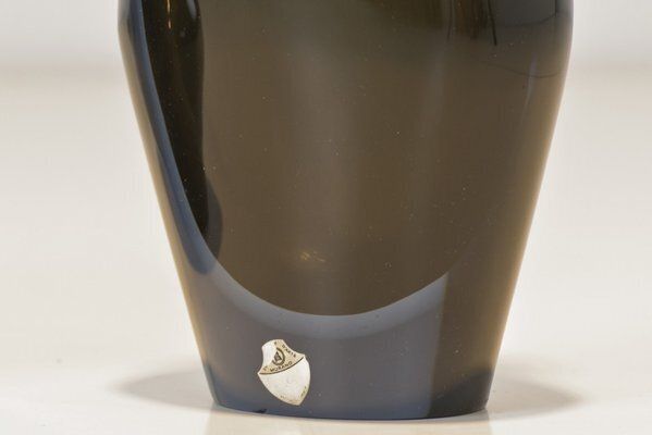4415.0 Large Sommerso Vase In Murano By Flavio Poli For Seguso, 1960s photo