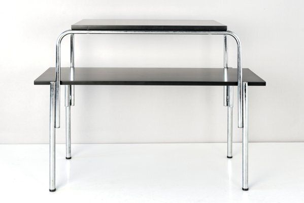 Tubular Steel Side Table, France, 1950s photo Furniture