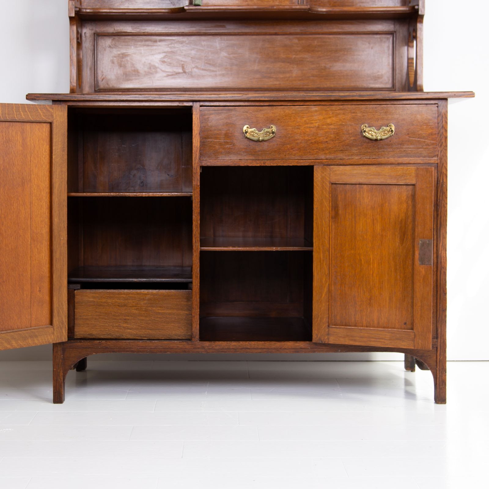 English Arts And Crafts Oak Cabinet 1910 photo buy