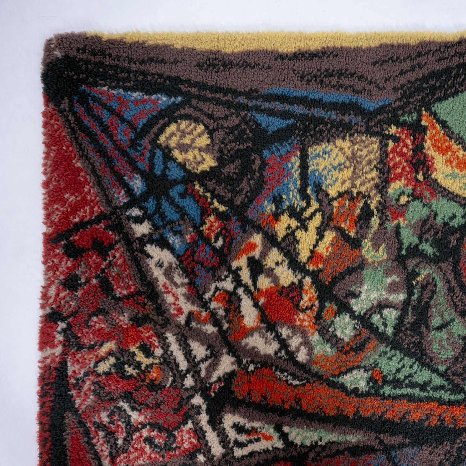 photo furniture Woolen Pablo Picasso Rug “Run Of The Bulls” By Ege Axminster Carpets, Denmark