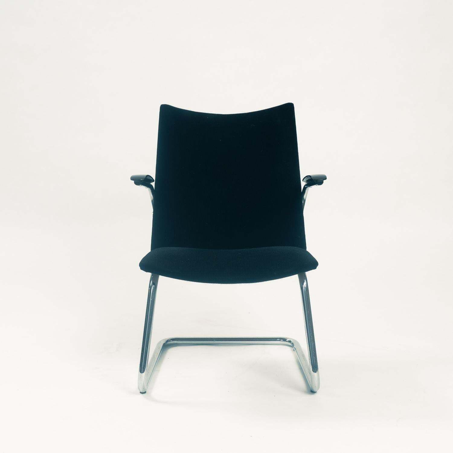De Wit 4014 Tubular Steel Dutch Lounge Chair, The Netherlands 1950s photo furniture