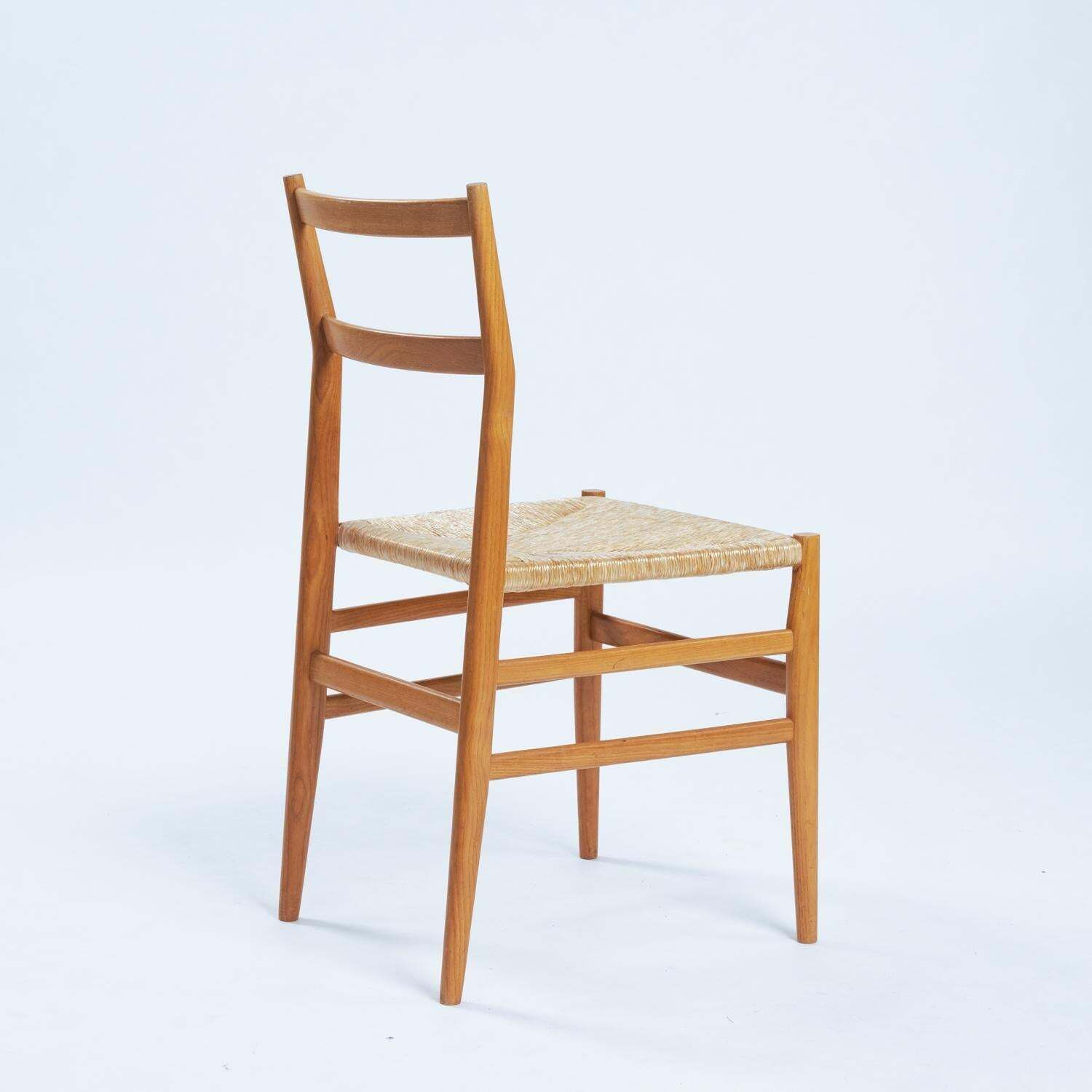 Gio Ponti Leggera Dining Chairs Cassina, Set Of 6, Italy, 1956 photo Furniture