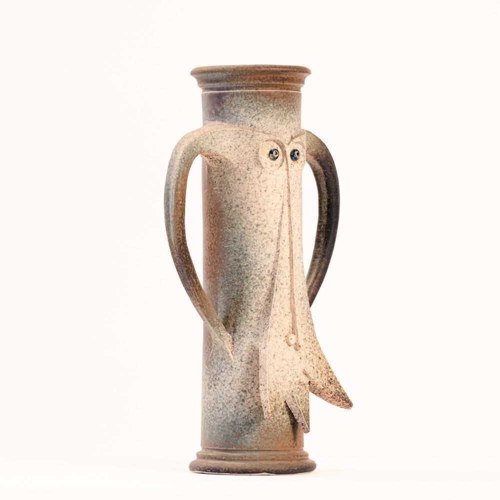 photo furniture Brutalist Dutch Ceramic Rob Den Tonkelaar Vase, 1960s