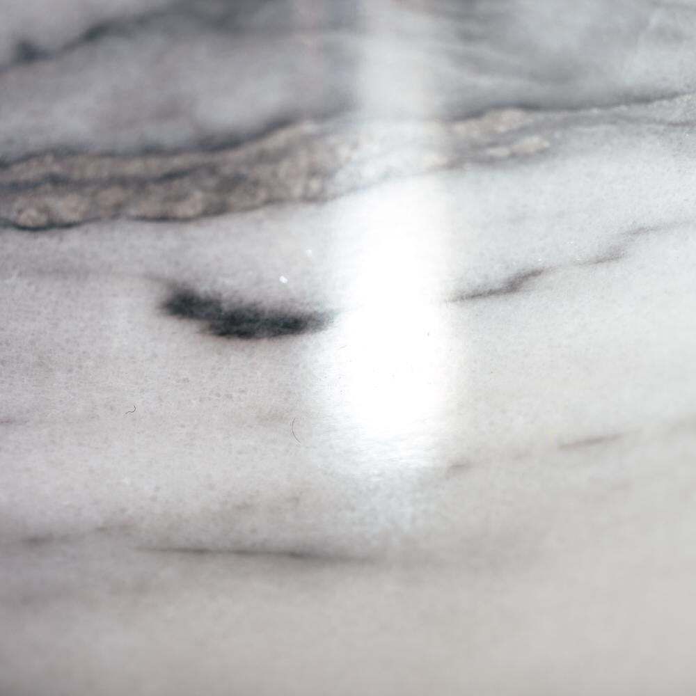 photo vintage Mid Century Italian Marble Dining Table In The Style Of Angelo Mangiarotti, 1970