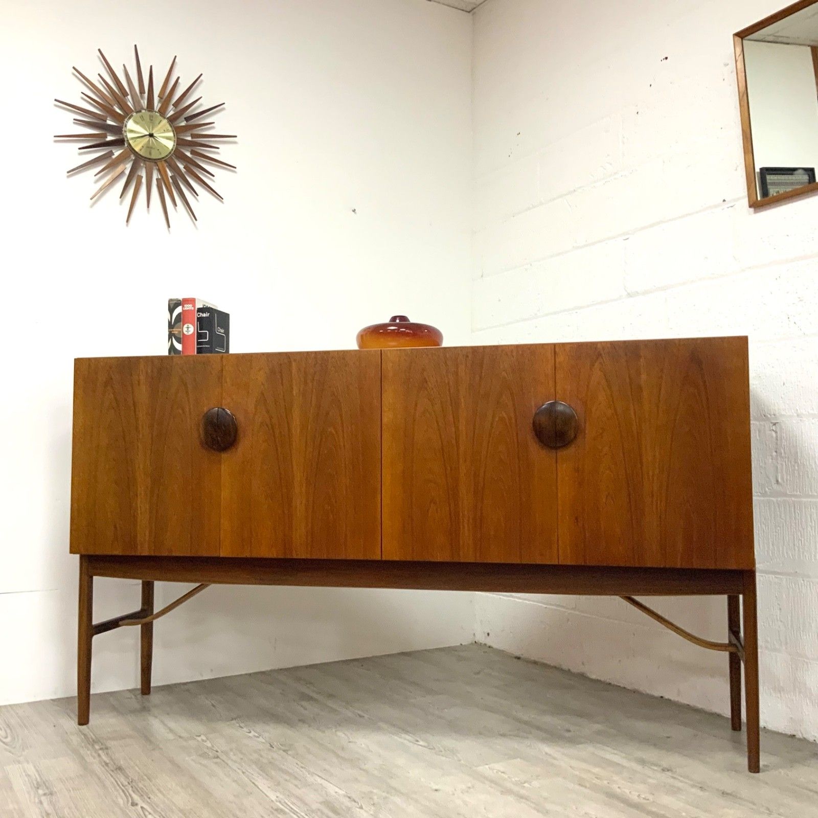 Teak Sideboard Highboard By Kofod Larsen For G Plan Danish Range Mid Century