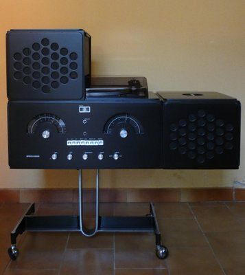 Radiophonograph Cubo Rr 126 Fo By F.Lli Castiglioni For Brionvega, 1971 photo vinterior