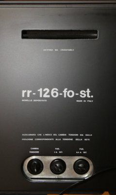 photo furniture Radiophonograph Cubo Rr 126 Fo By F.Lli Castiglioni For Brionvega, 1971