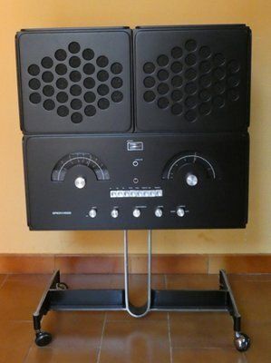 Home Decor Radiophonograph Cubo Rr 126 Fo By F.Lli Castiglioni For Brionvega, 1971 photo