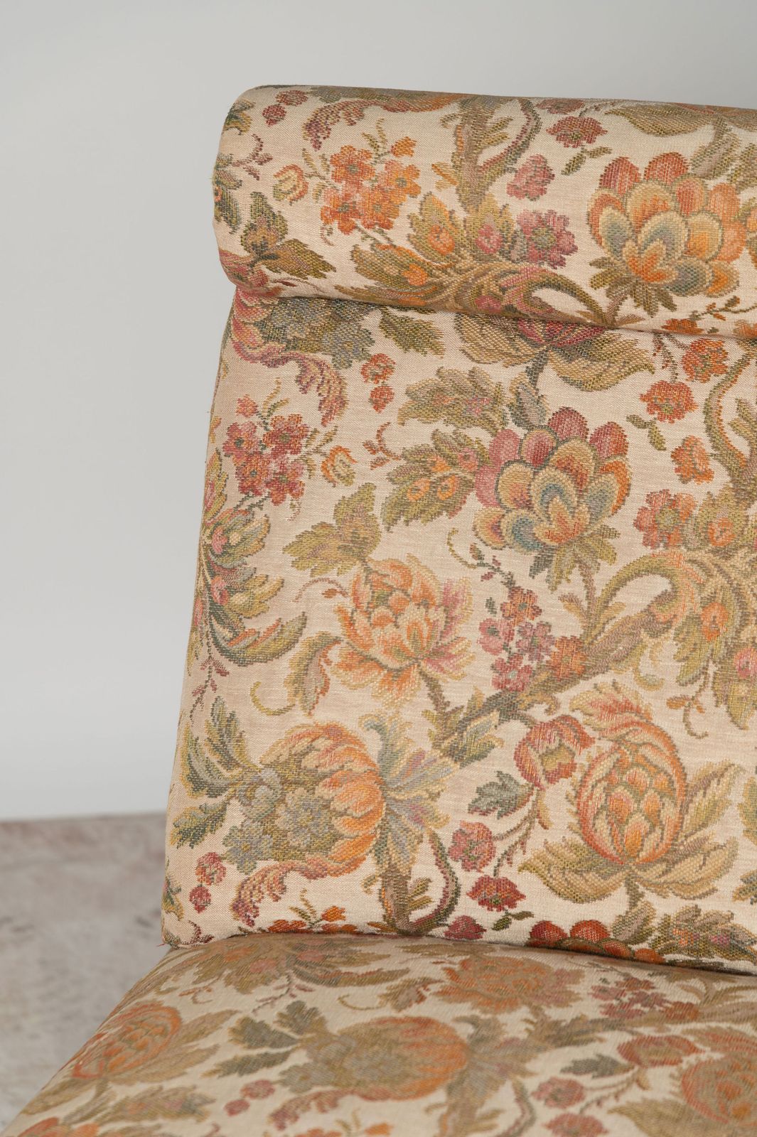 Antique French Slipper Chair, For Upholstery photo furniture
