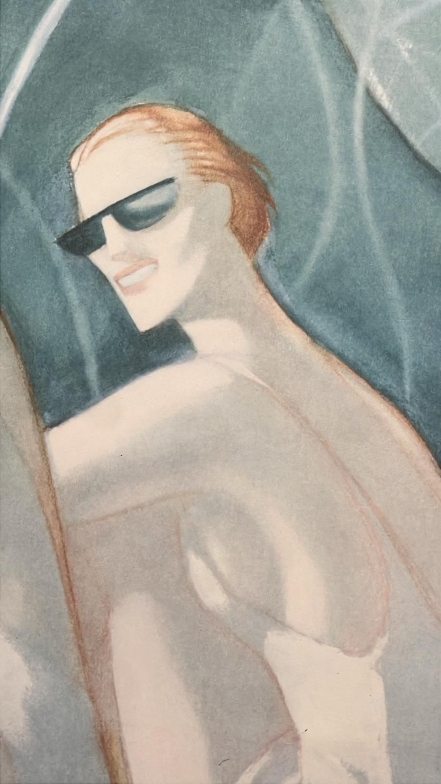 ‘Ladies And Shark’ Poster After Fernando Vicente, Published By Mama Graf photo for sale