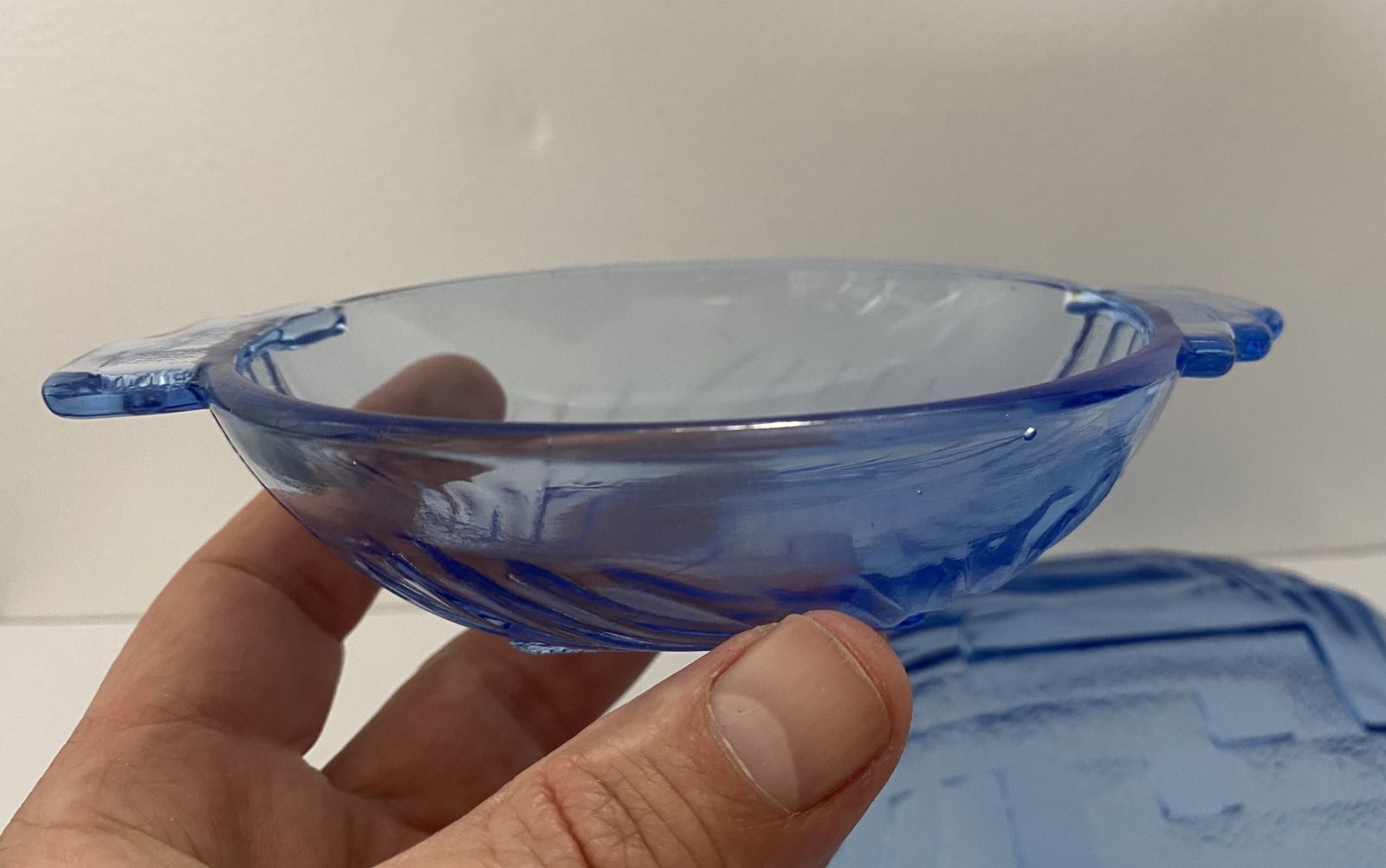 Art Deco, Cobalt Blue, Dessert Bowl Set By Stolle Nieman, Poland. 1930’s photo furniture