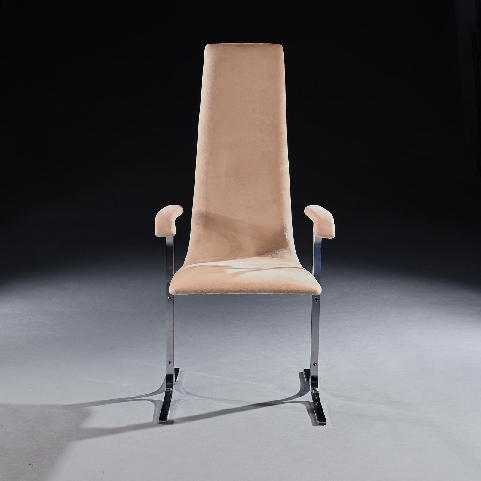 Set Of Eight Mid Century High Back Lisse Dining Chairs Designed By Tim Bates For Pieff photo for sale